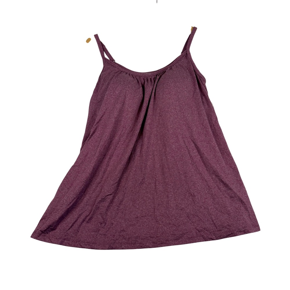 32 Degrees Cool Womens Small Heather Plum Shelf Bra Camisole Tank T4SLU241CO